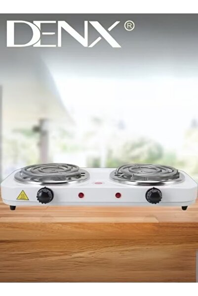 Denx Double Coil Hot Plate, Hot Plate, 2000w Double Burner Electric Stove, Portable Coil Hot Plate, 220v