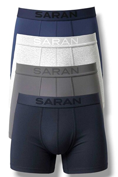 Fanilam 4-Piece Men's Cotton Lycra Stretch Boxer - Non-Sweating Breathable Fabric
