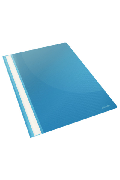 Esselte VIVIDA blue plastic rail file