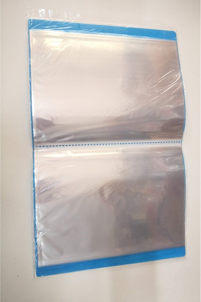 Noki Mavi 40lı Sunum Dosyası Plastik Kapaklı Şeffaf Yapraklı