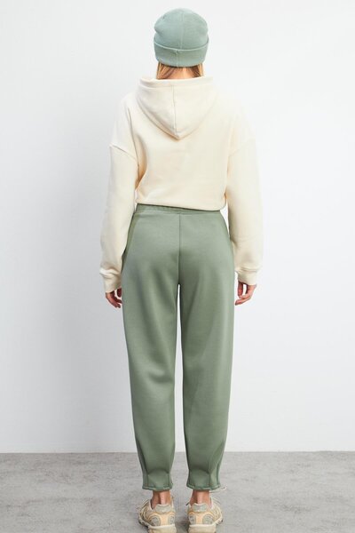 VENA Mary Regular Fit Paçası Detaylı Yumuşak Dokulu Jogging Pantolon(CUPRO)-ADA ÇAYI