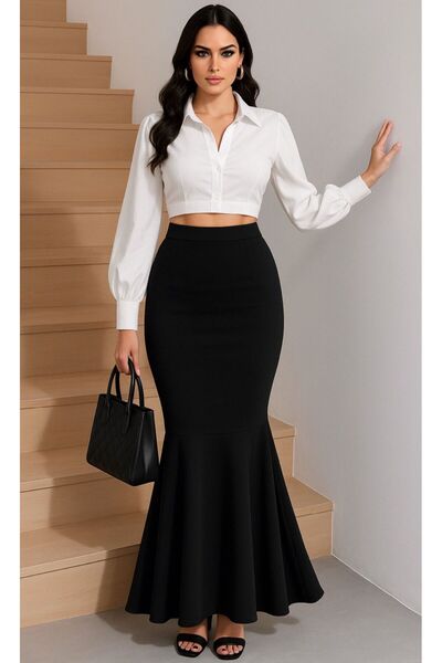 CNG MODA Fish Catcher Stylish Design Hijab Skirt