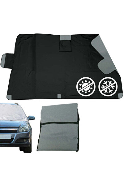 zola Winter windshield, waterproof, 160x120 cm, black-grey