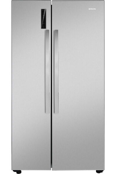 Edison No Frost Refrigerator, 637 Liter, 22.5 Cu. Ft., 2 Doors - Silver