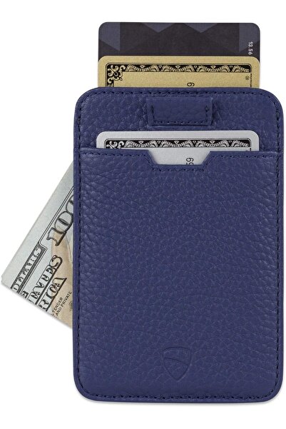 Vaultskin Mens RFID Blocking Slim Leather Card Wallet - CHELSEA Minimalist Front Pocket Cardholder