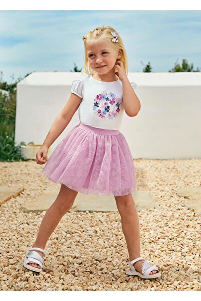 MAYORAL Children's Tulle Skirt Set