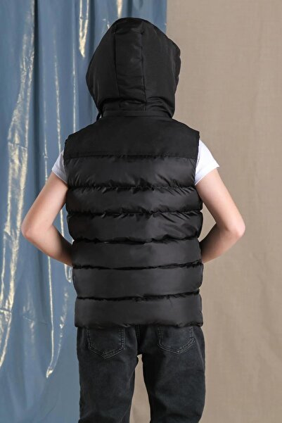 Zaziko Kids Αφαιρούμενο αδιάβροχο γιλέκο για αγόρια με κουκούλα δύο χρωμάτων