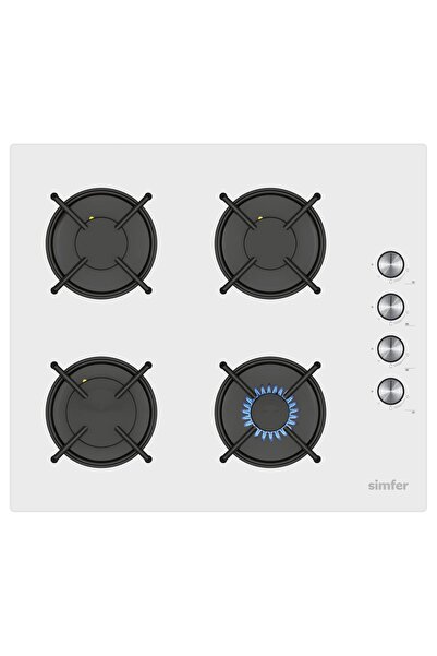 Simfer 4 Fonksiyon Trend Beyaz Cam 3'lü Ankastre Set ( Fırın + Ocak + Davlumbaz)