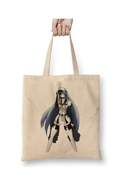 Toyaso Akame Ga Kill Esdeath Tote Bag Long Handle Shopping Bag Beach Bag