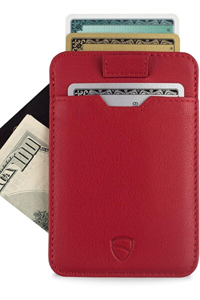 Vaultskin Mens RFID Blocking Slim Leather Card Wallet - CHELSEA Minimalist Front Pocket Cardholder