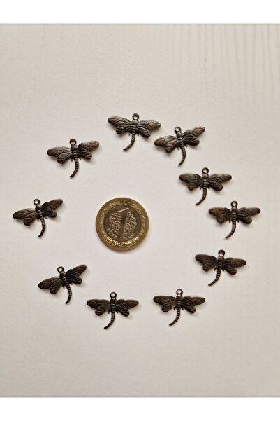 Hobi Kafe 10 قطع من الملحقات المعدنية القابلة للتركيب على شكل اليعسوب