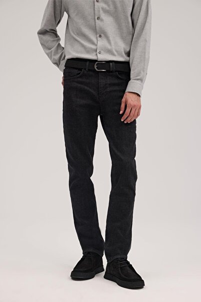 Jakamen Anthracite Comfort Fit Cotton Jean Denim Pants