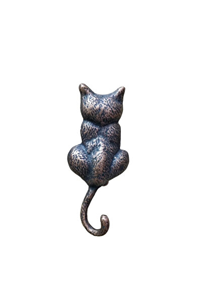 Twin Store Antique Style Decorative Brass Cat Back Door Knob, Tactile - 160X6...