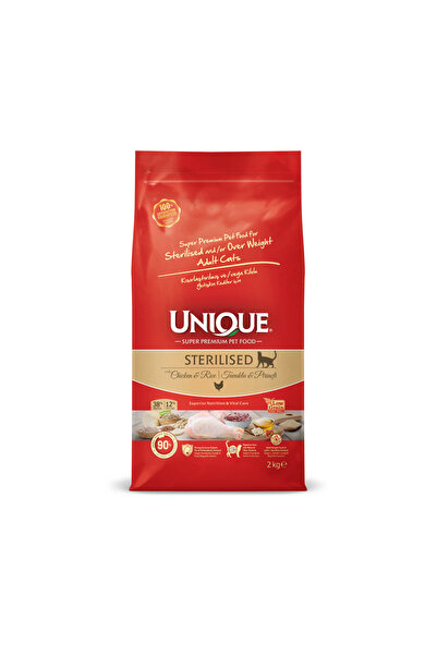 Unique kedi kısırlaştırılmış mama 1,5 KG Abc12344