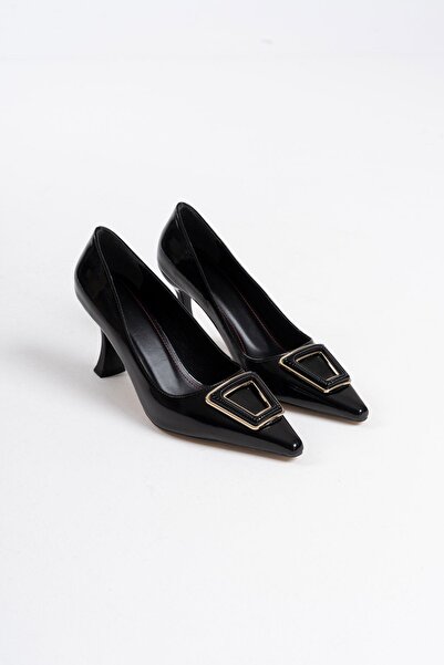 EMOYRA Nora women's black patent leather shoes