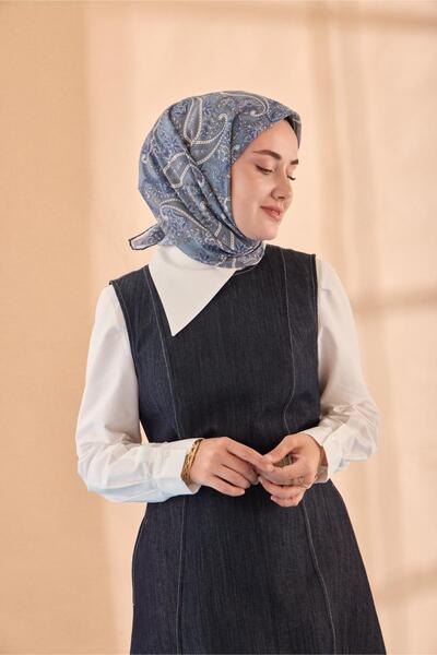 Silk Home Summer Breeze Scarf - Indigo, Stone, Mink, Navy Blue