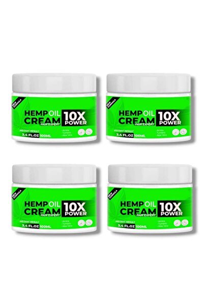 Nelia Hem.p Cream Ekstra Etkili Vücut Kremi 100 ML X 4 Adet