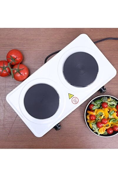 Denx Dual coil electric hob, 2000W dual burner electric hob, portable 220V DX2803