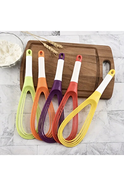 Twin Store 2-Function Whisk with Silicone Handle (Balloon and Straight)