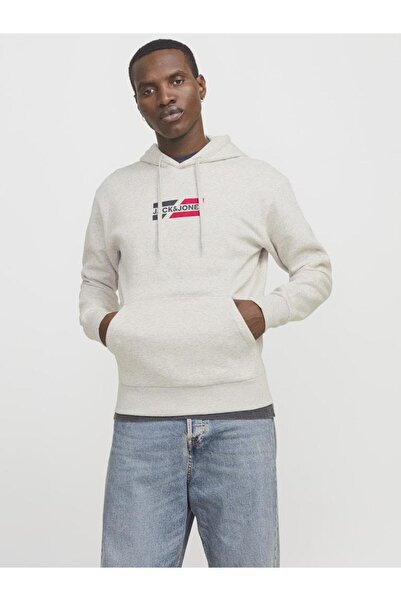 Jack & Jones 12268422 Jjcorp Graphıc Sweat Hood Ln Hanorac pentru bărbați tricou