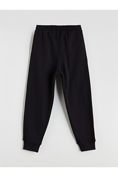 LC Waikiki Siyah Beli Lastikli Erkek Çocuk Eşofman Altı