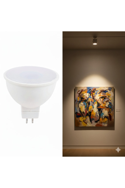 K2 KES046B G5,3 (MR16) Kapsül LED Spot Ampul 5W Ara Renk / Doğal Beyaz