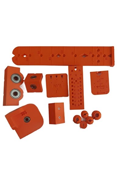 OEM Set șabloane pentru marcarea și găurirea feroneriei pentru mobilă - balam...