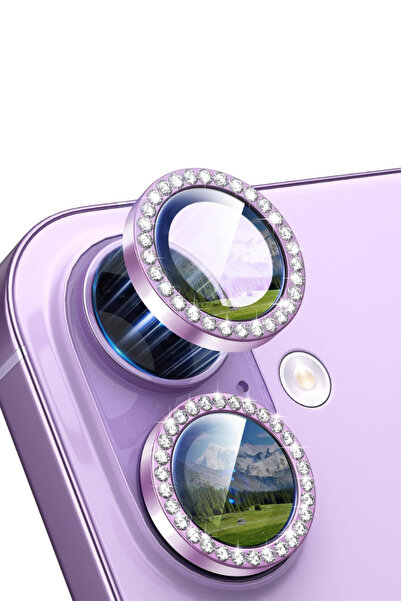 Evax (Taşlı) iPhone 17 Uyumlu Kamera Lens Koruyucu