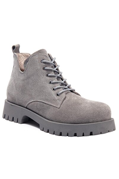 Bulldozer 250736 Gri Süet Kadın Bot