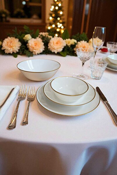 IKEA Oftast 20 Parça Yaldızlı Yemek Takımı Gld