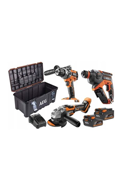 AEG JP18L3-402TB Akülü Kombo 3'Lü Set Profesyonel