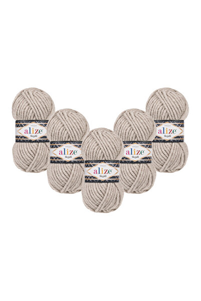 Alize Superlana Megafil 5-Pack – Autumn/Winter Collection Thick Knitting Yarn...