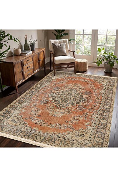 Markaev Antik Terra Vintage Dokuma Taban Halı 364 YNG