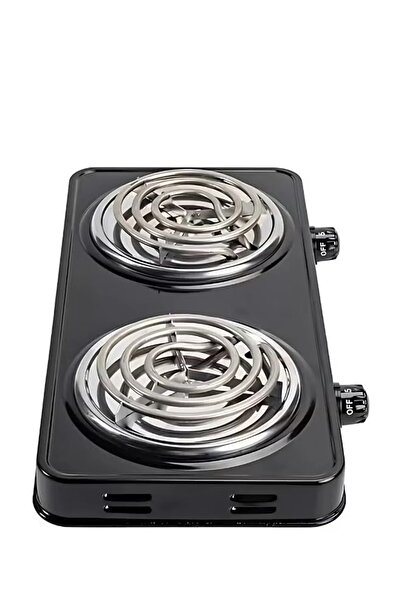Primo Plus 2000W Portable Electric Double Coil Stove with Dual Control and 5 Level Temperature Control