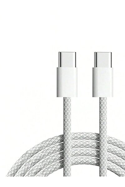 AsolBD كابل USB C إلى USB C مضفر من النايلون بقوة 60 وات، متوافق مع iPhone 17/16 Pro Max وiPad Pro وMacBook