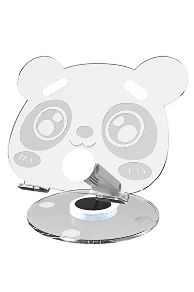 WANNA PROTECT Sevimli Ayıcık Telefon Tablet Standı 360° Dönebilir Kademeli Ay...