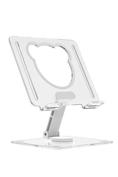 WANNA PROTECT Sevimli Ayıcık Telefon Tablet Standı 360° Dönebilir Kademeli Ay...