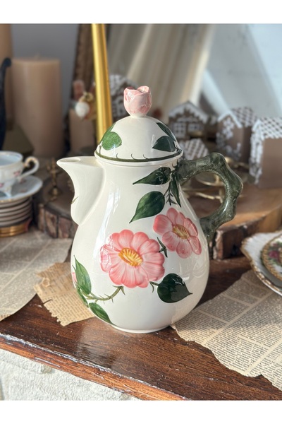 Villeroy & Boch إبريق شاي من الخزف الفاخر من فيلريو بوش طراز وايلدروز يابانجو...