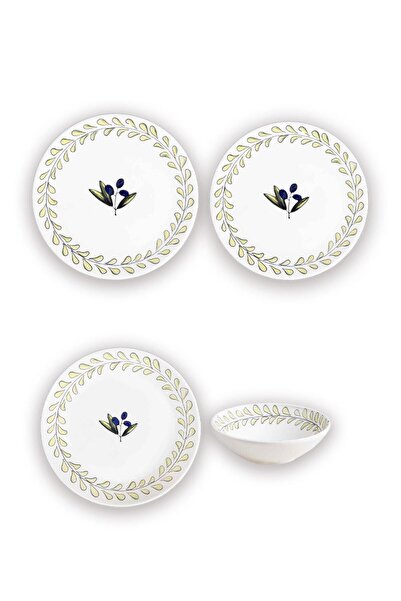The Mia Olivos 6 Kişilik Yemek Takımı 24 Parça Set 2