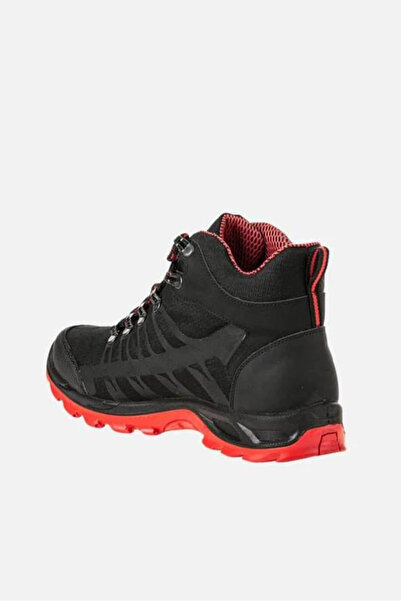 Scooter Su Geçirmez Siyah-Kırmızı Kadın Bot & Bootie G5551TSK