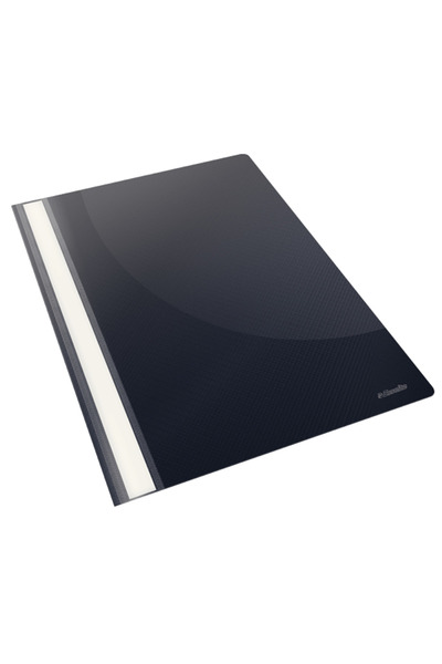 Esselte VIVIDA black plastic rail file