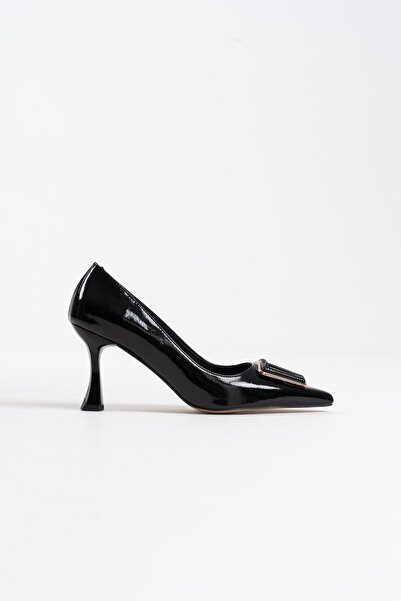 EMOYRA Nora women's black patent leather shoes