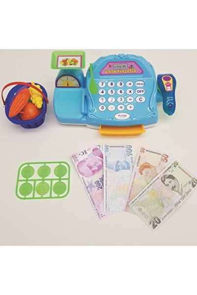 Can Toys Aksesuarlı Sevimli Yazar Kasa - Mavi