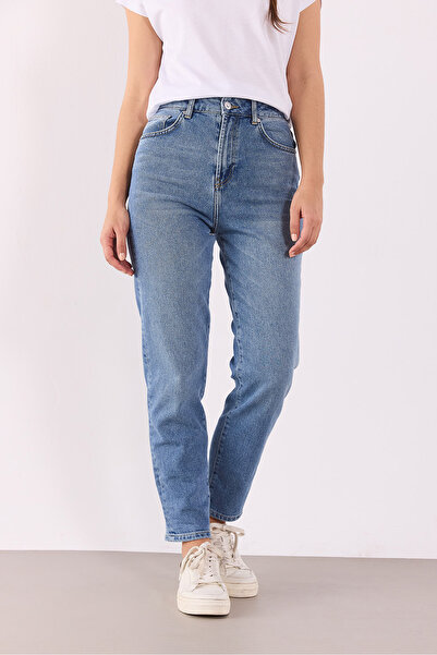 VENA Pantaloni Maria Med Blue Slim Mom Jean - MED BLUE