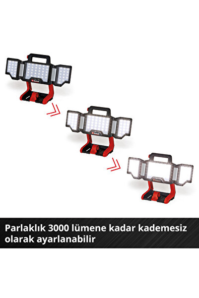 Einhell TP-CL 18/3000 Li Set-Solo, Akülü Projektör (Tripod Takılabilir)