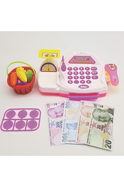 Can Toys Aksesuarlı Sevimli Yazar Kasa - Pembe