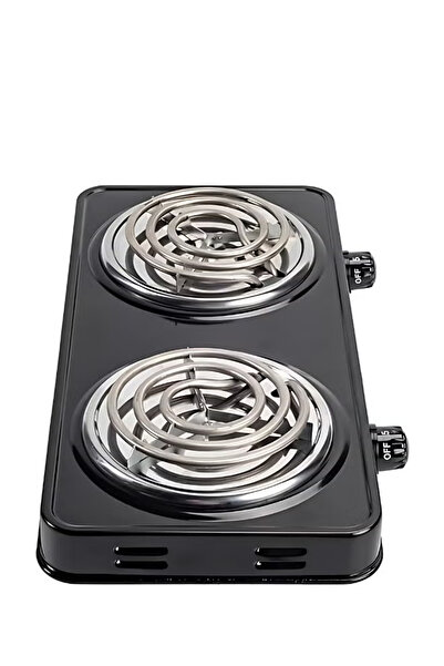 Primo Plus 2000W Portable Electric Double Coil Stove with Dual Control and 5 Level Temperature Control