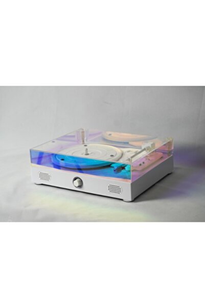 fomix FM-211 Beyaz Hoparlörlü Bluetoothlu Pikap Plak Çalar