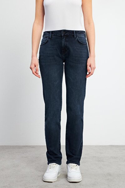 VENA Petra Blue Black Boyfriend Jean Pantolon - Blue Black