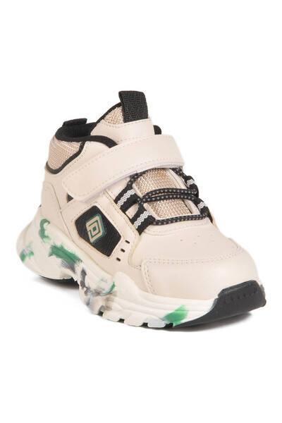 pepino Velcro Lightweight Cream Unisex Baby Sneaker Bk25-2063